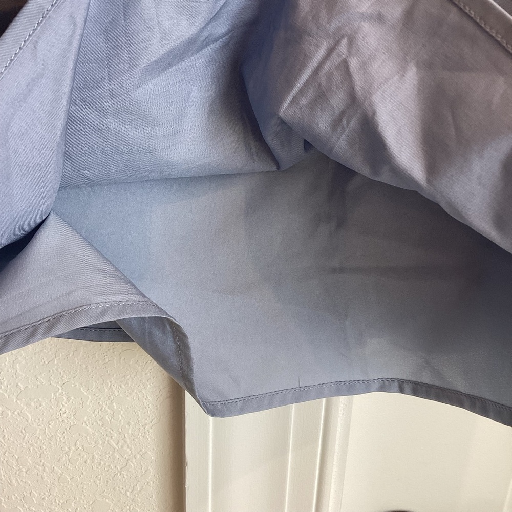 Anthropologie Off The Shoulder Pleated Swing Top New Small Blue Mare Mare - Picture 7 of 12